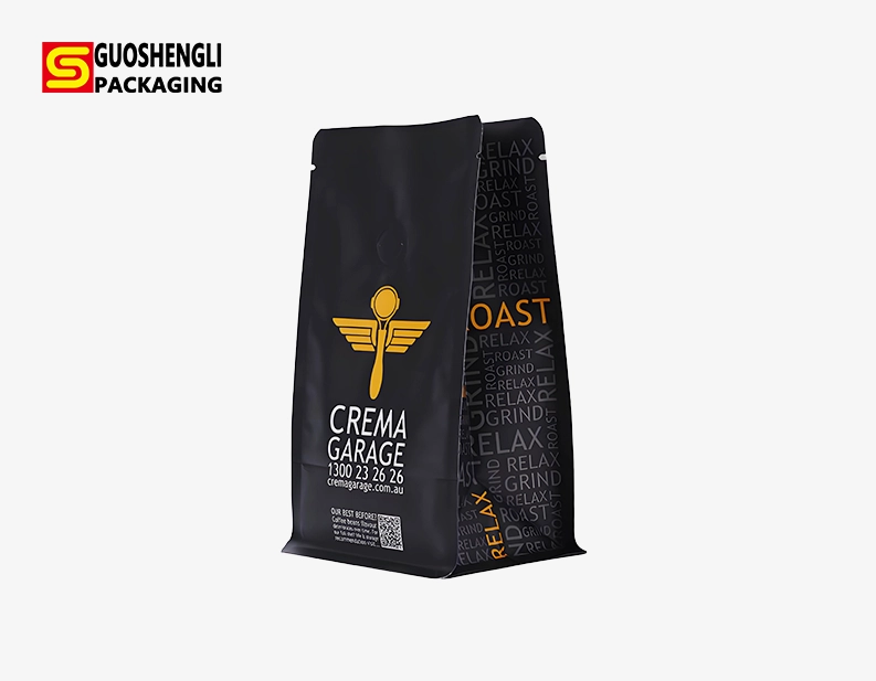 flat bottom coffee pouch